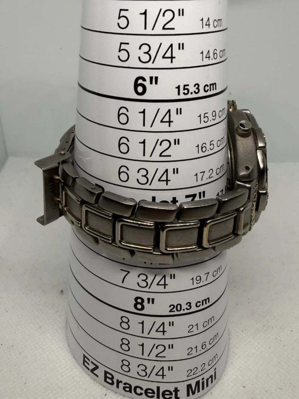Universal Titanium Mens Two-Tone Chronograph Watch Grey Dial Gold Steel